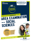 Area Examination – Social Sciences (GRE-44): Passbooks Study Guide (Graduate Record Examination Series #44) Cover Image