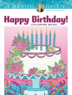 Creative Haven Happy Birthday! Coloring Book (Creative Haven Coloring Books) By Jessica Mazurkiewicz Cover Image