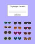 Graph Paper Notebook: Sunglasses; 4 Squares Per Inch; 8 X 10; 50 Sheets/100 Pages By Atkins Avenue Books Cover Image