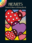 Hearts Stained Glass Coloring Book (Dover Little Activity Books) By Cathy Beylon Cover Image