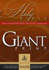 Giant Print Handy-Size Bible-NASB (Amg Giant Print Handy-Size Bibles) By Warren Patrick Baker (Editor) Cover Image