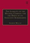 The Liability of the Holding Company for the Debts of Its Insolvent Subsidiaries Cover Image