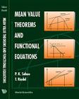 Mean Value Theorems and Functional Equations By Thomas Riedel, Prasanna K. Sahoo Cover Image