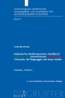 Italienische Mediensprache. Handbuch / Glossario del linguaggio dei mass media (Terminological Series / Terminologische Schriftenreihe #7) Cover Image