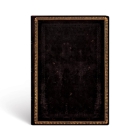 Paperblanks | Black Moroccan | Old Leather Collection | Softcover Flexi | Midi | Lined | 240 Pg | 100 GSM By Paperblanks (By (artist)) Cover Image