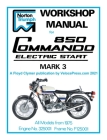 Norton Workshop Manual for 850 Commando Electric Start Mark 3 from 1975 Onwards (Part Number 00-4224) Cover Image