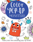 Color & Pop-up Monsters By Elizabeth Golding, Elisa Paganelli (Illustrator) Cover Image