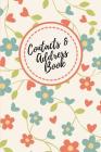 Contacts & Address Book: Small Modern Floral with Flowers By Blank Publishers Cover Image
