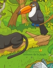 Livre de coloriage Animaux de la jungle 1 & 2 Cover Image