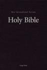 NIV, Single-Column Pew and Worship Bible, Large Print, Hardcover, Black By Zondervan Cover Image
