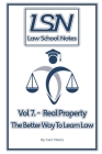 Law School Notes: Real Property By Carl Henry Cover Image