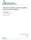 Research Tax Credit: Current Law and Policy Issues for the 114th Congress By Congressional Research Service Cover Image