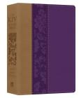 The KJV Study Bible, Large Print [Violet Floret] Cover Image