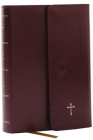 KJV Holy Bible, Compact Reference Bible, Leatherflex, Burgundy with Flap, 43,000 Cross-References, Red Letter, Comfort Print: Holy Bible, King James V By Thomas Nelson Cover Image