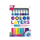 Color Layers Double-Ended Layering Markers (Set of 8 / 16 Colors) By Ooly (Created by) Cover Image