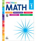 Spectrum Math Workbook, Grade 1 Cover Image