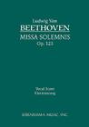 Missa Solemnis, Op.123: Vocal score By Ludwig Van Beethoven, Salomon Jadassohn (Arranged by) Cover Image