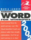 Word 2002 for Windows: Visual QuickStart Guide (Visual QuickStart Guides) By Maria Langer Cover Image