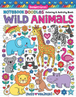 Notebook Doodles Wild Animals: Coloring & Activity Book By Jess Volinski Cover Image