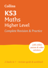 KS3 Maths Higher Level All-in-One Complete Revision and Practice: Ideal for Years 7, 8 and 9 Cover Image