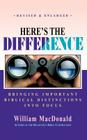 Here's the Difference By William MacDonald Cover Image