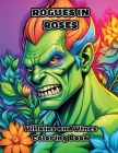 Rogues in Roses: Villains and Vines Coloring Book Cover Image
