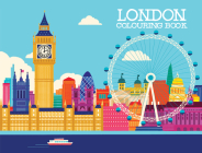 London Colouring Book By Min Heo (Illustrator), Gloria Fowler (Designed by) Cover Image
