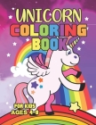 Unicorn Coloring Book: Funny Unicorns in 55 Coloring Pages Surprise Gifts for Son Daughter Birthday By Rainbow Magical Coloring Cover Image