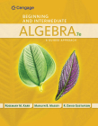Student Workbook for Karr/Massey/Gustafson's Beginning and Intermediate Algebra: A Guided Approach, 7th Cover Image