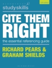 Cite Them Right By Richard Pears, Graham Shields Cover Image
