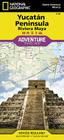 Yucatan Peninsula: Riviera Maya Map [Mexico] (National Geographic Adventure Map #3105) By National Geographic Maps - Adventure Cover Image