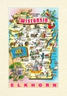 Vintage Lined Notebook Greetings from Wisconsin, Elkhorn By Found Image Press (Producer) Cover Image