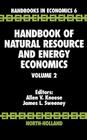 Handbook of Natural Resource and Energy Economics: Volume 2 (Handbook of Natural Resource & Energy Economics) Cover Image