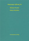 Richard Pischel. Kleine Schriften By Balbir Nalini (Editor), Georges-Jean Pinault (Editor) Cover Image