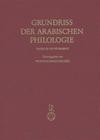 Grundriss Der Arabischen Philologie: Band II: Literaturwissenschaft Cover Image