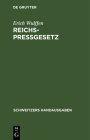 Reichs-Pressgesetz Cover Image