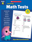 Scholastic Success with Math Tests Grade 4 Workbook Cover Image