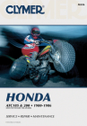Clymer Honda ATC 185 & 200, 1980-1986: Service, Repair, Maintenance Cover Image
