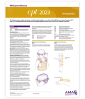 CPT 2023 Express Reference Coding Card: Orthopaedics By American Medical Association Cover Image
