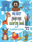 My best animal coloring book for toddlers & kids ages 2-4: The amazing world of animals, 50 animals coloring pages for children boys & girls, simple & By Artist Book Imaginition Cover Image