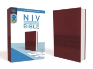NIV, Value Thinline Bible, Imitation Leather, Burgundy By Zondervan Cover Image