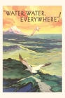 Vintage Journal Water Everywhere, Seagull over Waves By Found Image Press (Producer) Cover Image