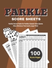 Farkle Score Sheets: Farkle Score Pads 100 pages for Farkle Classic Dice Game - Nice Obvious Text - Large size 8.5*11 inch (Gift) By Oak Dao Smith Cover Image