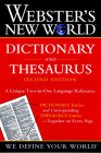 Webster's New World Dictionary And Thesaurus, 2nd Edition (paper Edition) Cover Image