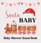 Christmas Baby Shower Guest Book (hardback) Cover Image