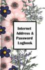 Internet Address & Password Logbook: Flower on White Cover, Extra Size (5.5 x 8.5) inches, 110 pages By Fonza Password Logbook Cover Image
