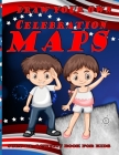 Draw Your Own Celebration Maps - July 4th activity book for kids: 50 blank parchment pages featuring a compass By Megapode Activity Books Cover Image