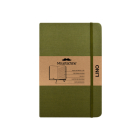 Moustachine Classic Linen Hardcover Military Green Lined Pocket By Moustachine (Designed by) Cover Image
