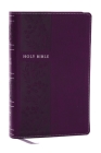 NKJV Personal Size Large Print Bible with 43,000 Cross References, Purple Leathersoft, Red Letter, Comfort Print By Thomas Nelson Cover Image