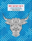 Livres de coloriage Mandala pour adultes - Pages épaisses - 100 animaux Cover Image